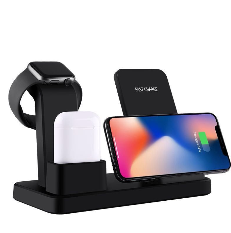 3-in-1 Wireless Charger for Apple Devices and Stand