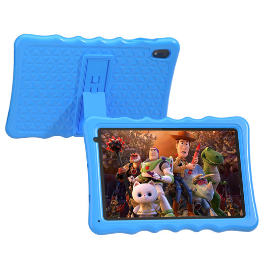 BYYBUO Kids Tablet 10.1 inch Android 13 Tablet for Kids 2GB RAM 32GB ROM 6000mAh Battery Toddler Tablets with Bluetooth WiFi Parental Control Dual Camera Shockproof Case