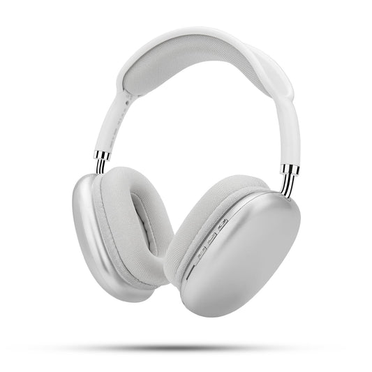 AUDALA Wireless Bluetooth Over Ear Headphones Up to 28H Battery Life Headset with Microphone Gym Overhead Headphones Compatible with iOS & Android Mobile Phones Computers Laptop (Sliver)