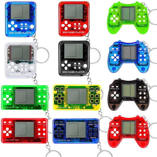 Carlerait 12 PCS Video Game Party Favors Video Game Keychain Birthday Gaming Party Supplies Goodie Bag Stuffers Gift Idea for Kids