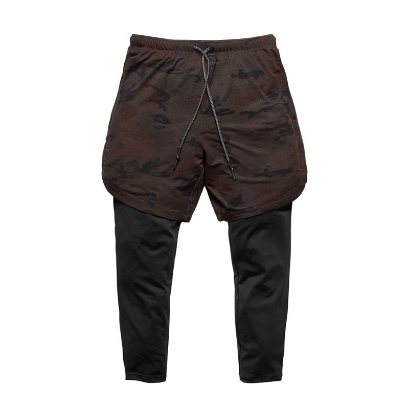 Men's Quick-Drying Nine-Point Fitness Shorts